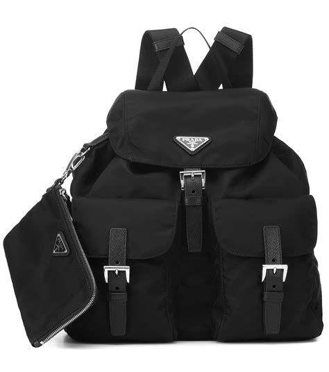 prada milano black backpack|prada nylon shoulder bag black.